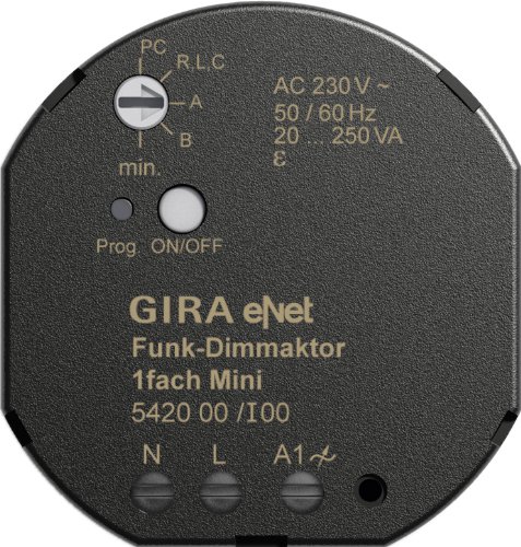 Gira 542000, Enet Attuatore Dimmer Radio 1 Modulo Mini