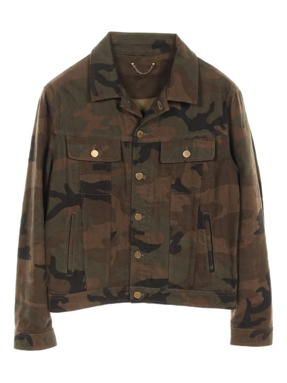 Louis Vuitton Pre-Owned x Supreme Giacca denim camouflage anni 2010 - Verde