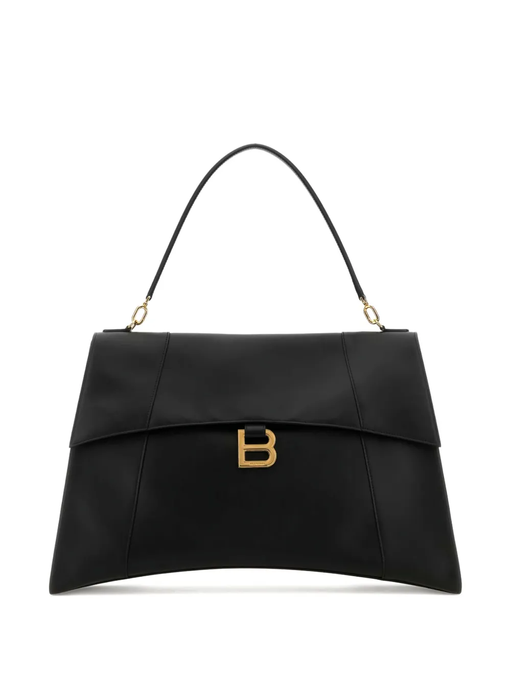 Balenciaga Hourglass structured leather handbag - Nero