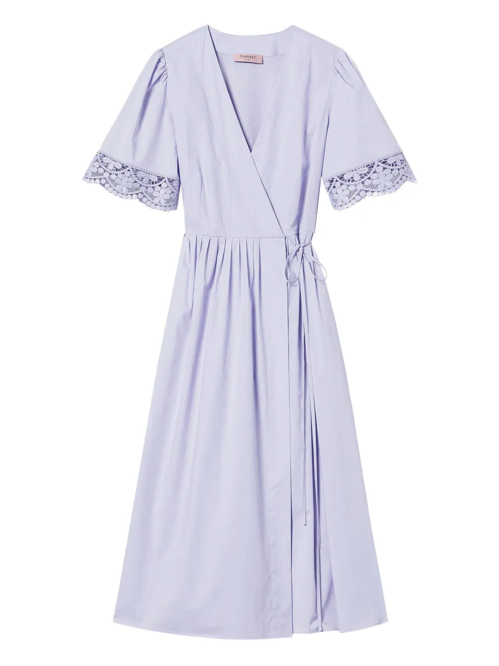 TWINSET lace-trimmed wrap dress - Viola