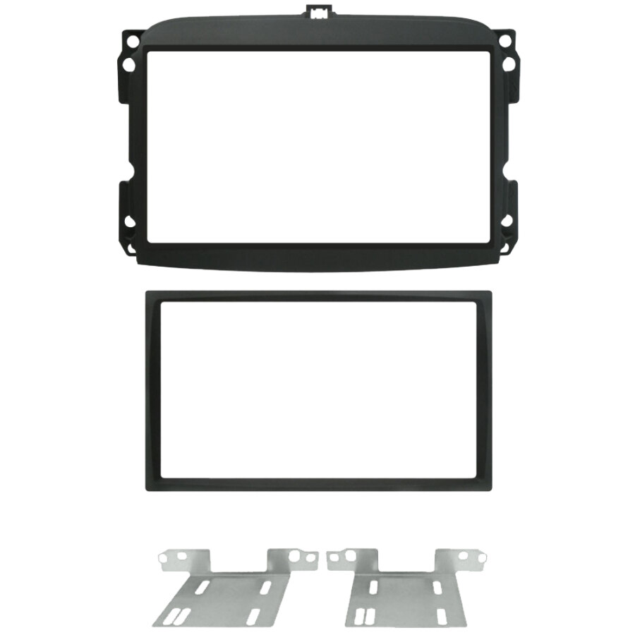 Installazione Mascherina 2 din Fiat 500L - PHONOCAR Fiat 500L