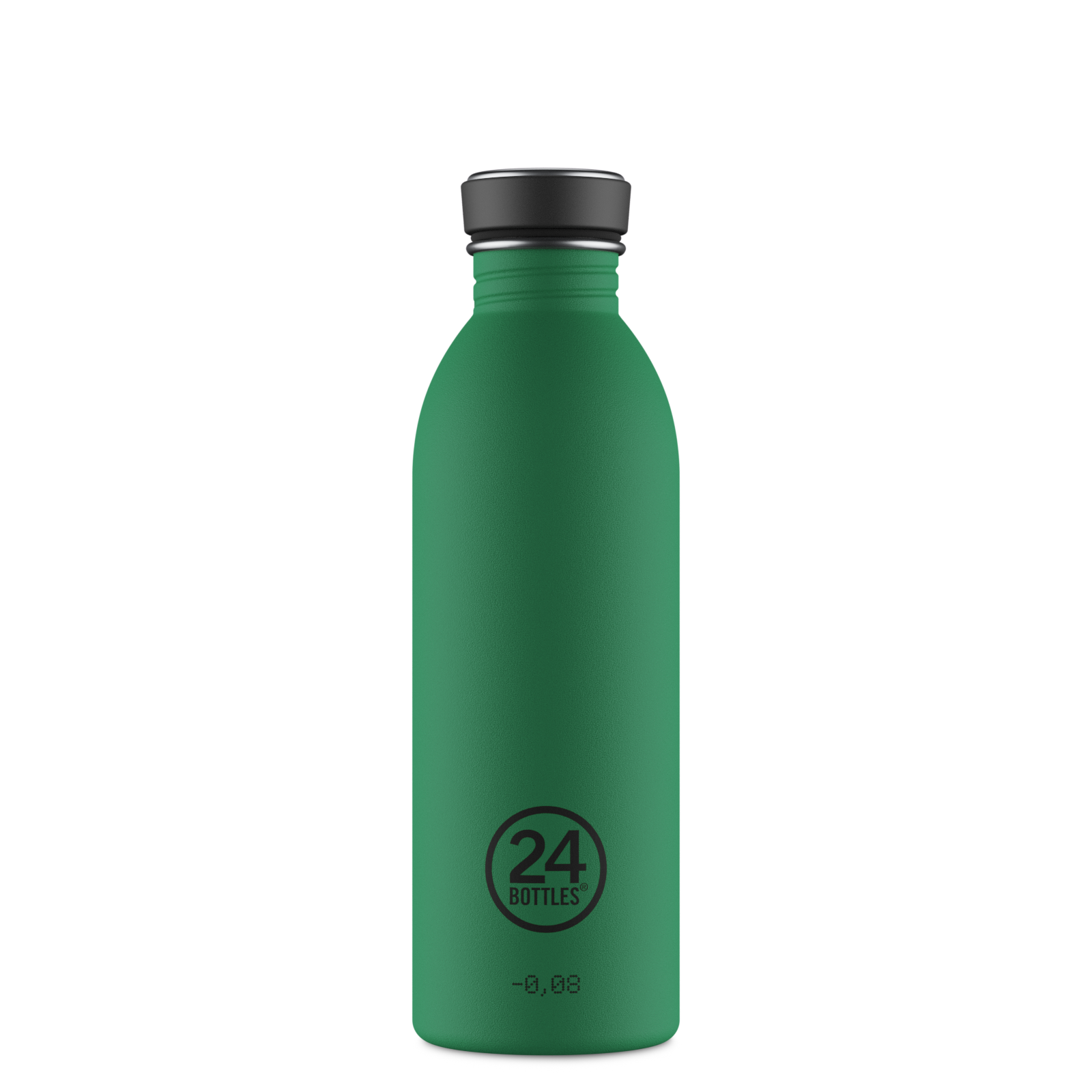 Borraccia in Acciaio Inox leggera, ermetica, 500 ml, Verde, Personalizzabile, Urban Bottle Emerald Green - 24Bottles