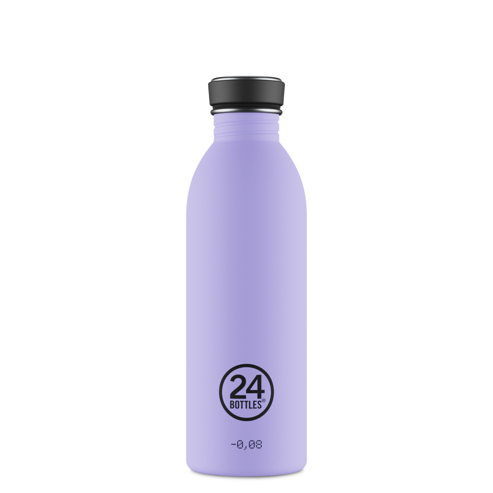 Borraccia in Acciaio Inox leggera, ermetica, 500 ml, Purple, Personalizzabile, Urban Bottle Erica - 24Bottles