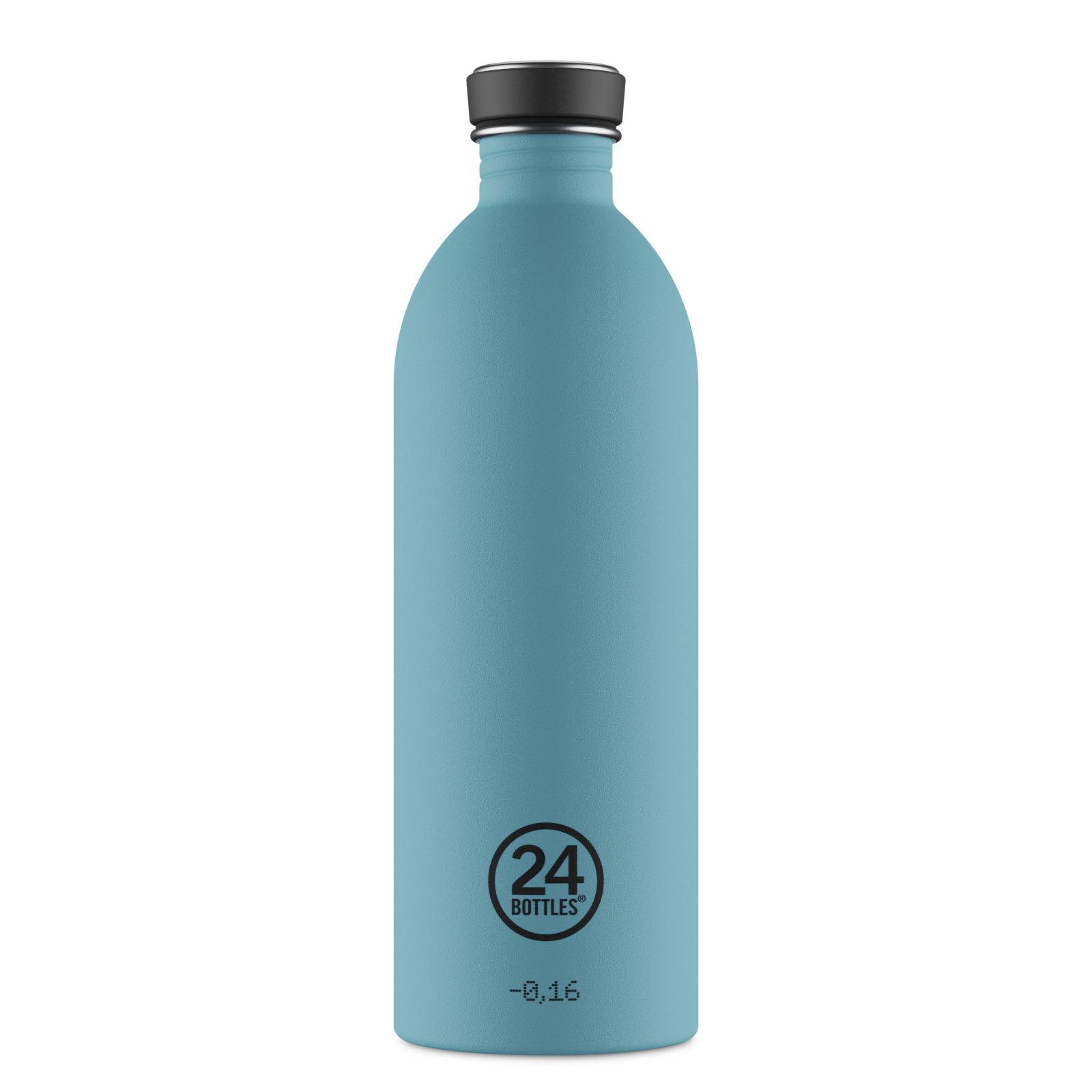 Borraccia in Acciaio Inox leggera, ermetica, 1000 ml, Blu, Personalizzabile, Urban Bottle Powder Blue - 24Bottles
