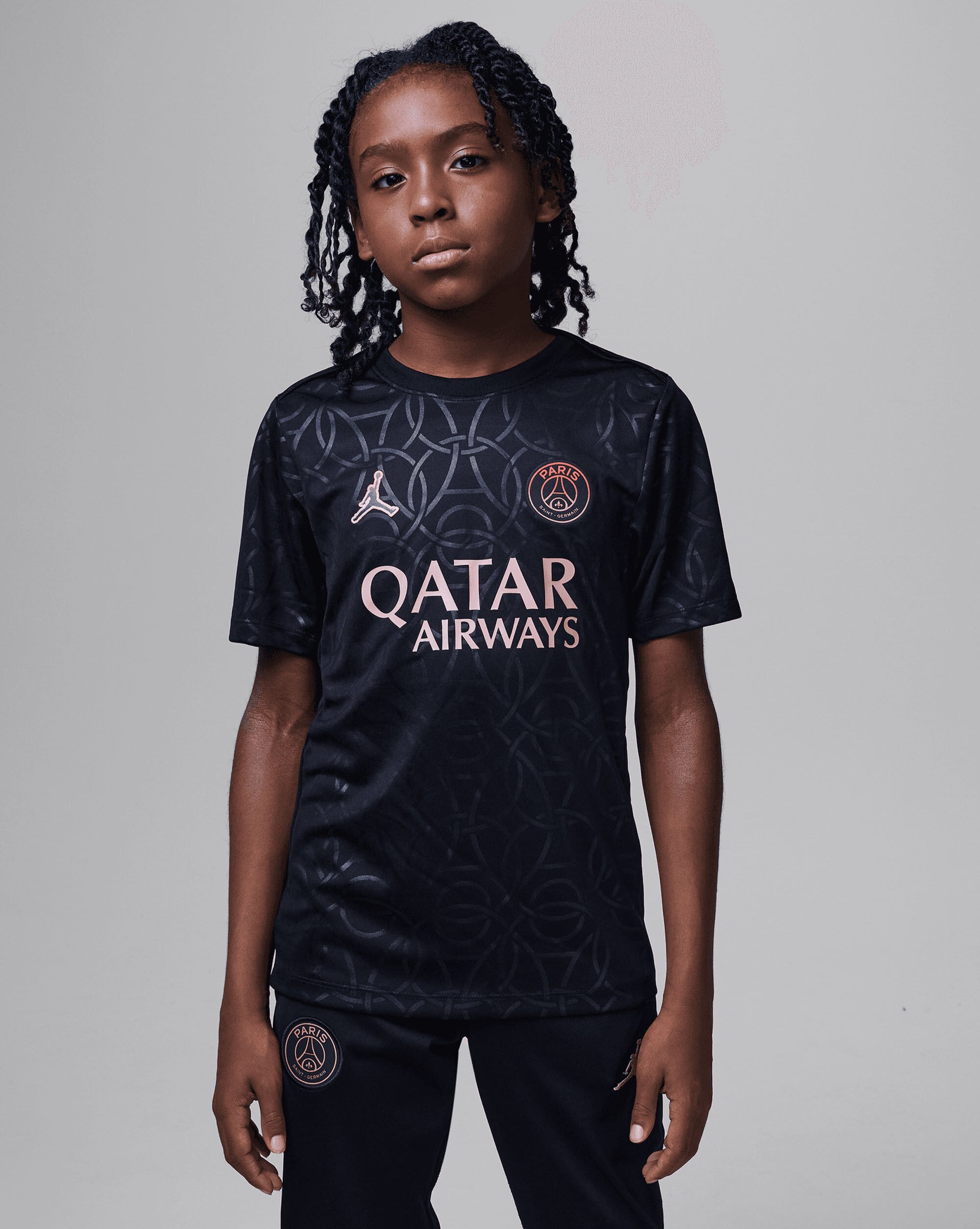 T.-Shirt Paris Saint-Germain Nero Bambino