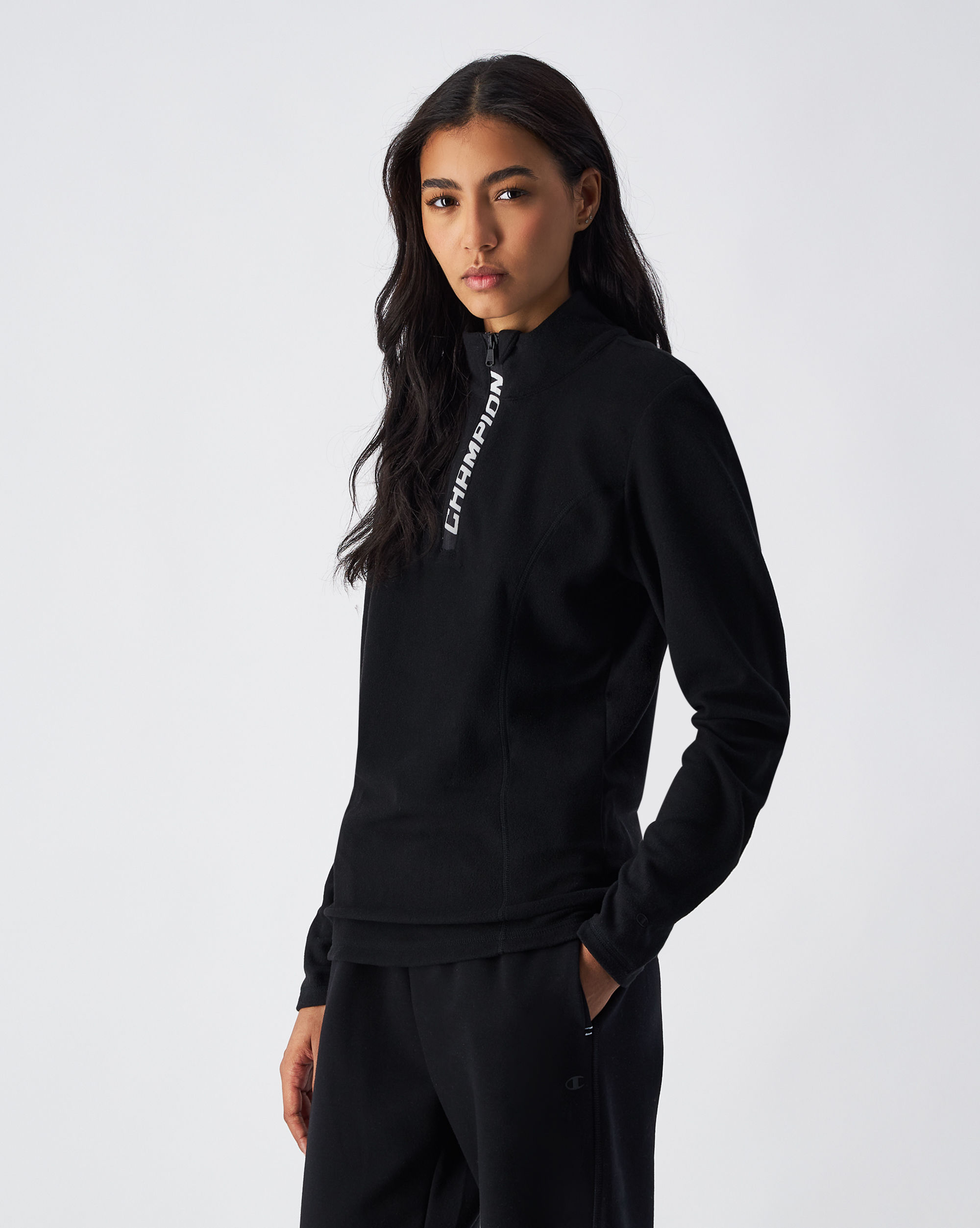 Micro Polar Fleece C-Tech Nero Donna