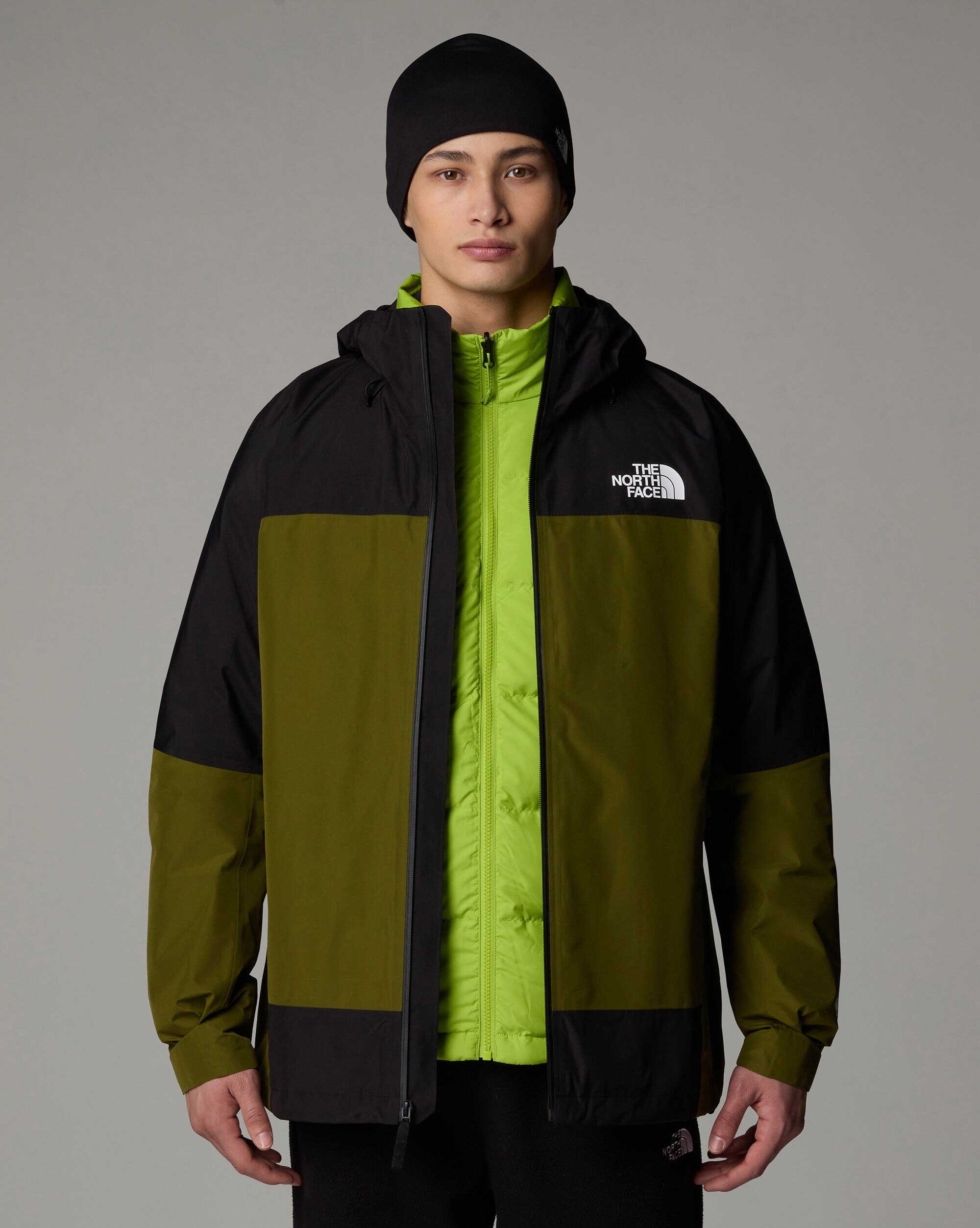Giacca Mountain Triclimate 3 in 1 Gore-Tex Verde Uomo
