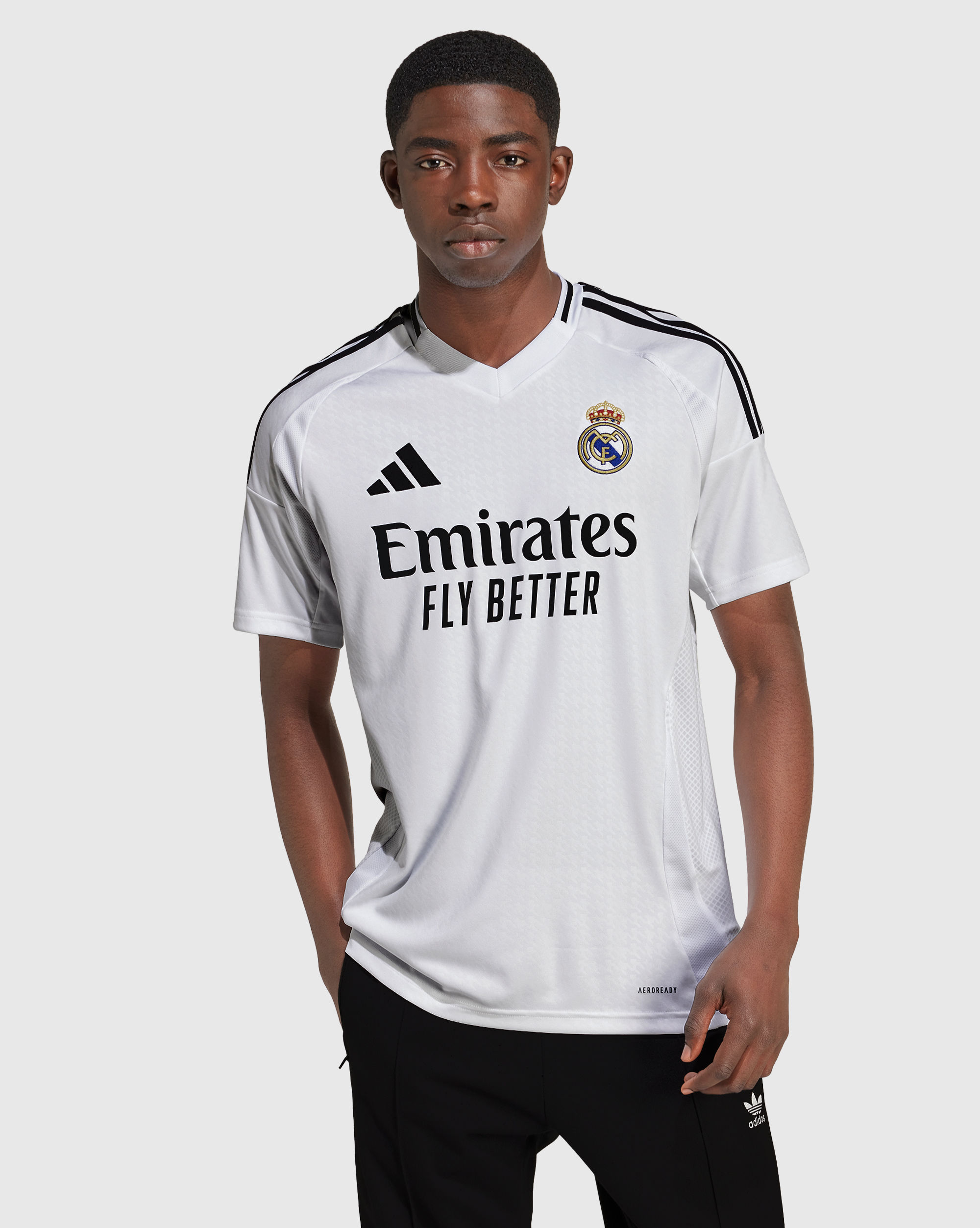 Maglia Home 24/25 Real Madrid Bianco Uomo