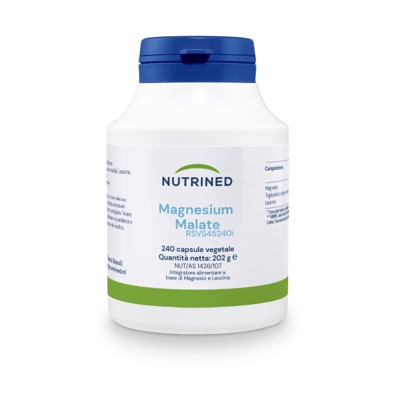 Nutrined Bv - Nutrined Bv Nutrined Magnesium Malate 240 Capsule Vegetali