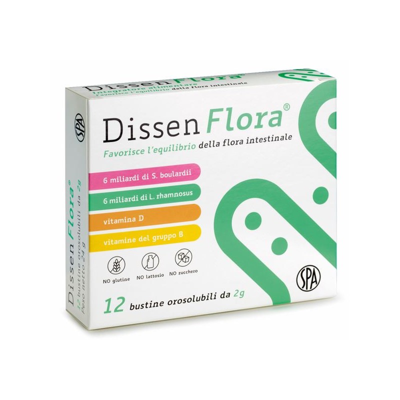 Spa (Soc.Pro.Antibiotici) spa  -  Dissen Flora 12 Bustine