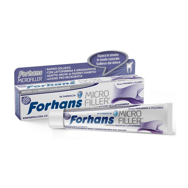 Forhans - Uragme Forhans Dentifricio Microfiller Protezione Smalto 75 Ml