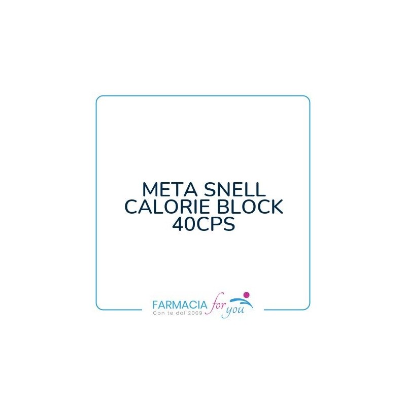 Naturetica Bielli - META SNELL CALORIE BLOCK 40CPS