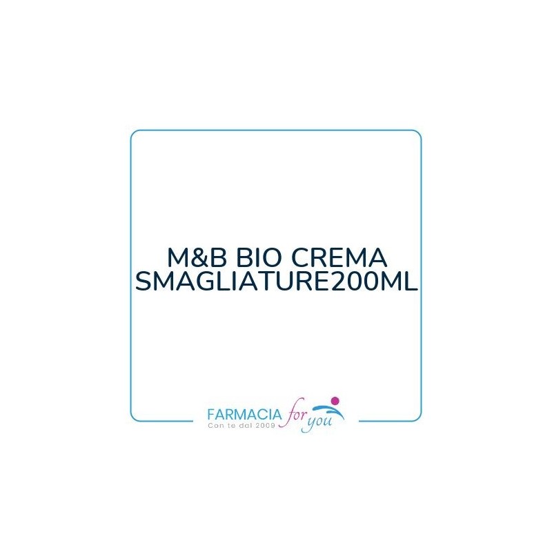 Naturetica Bielli - M&B BIO CREMA SMAGLIATURE200ML