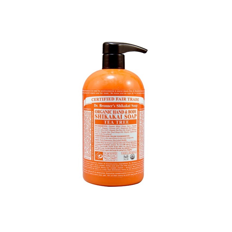 Dr. Bronner's Deutschland Gmbh - Dr. Bronner's Deutschland Gmbh Dr Bronner's Organic Sugar Soap Tea Tree 355 Ml