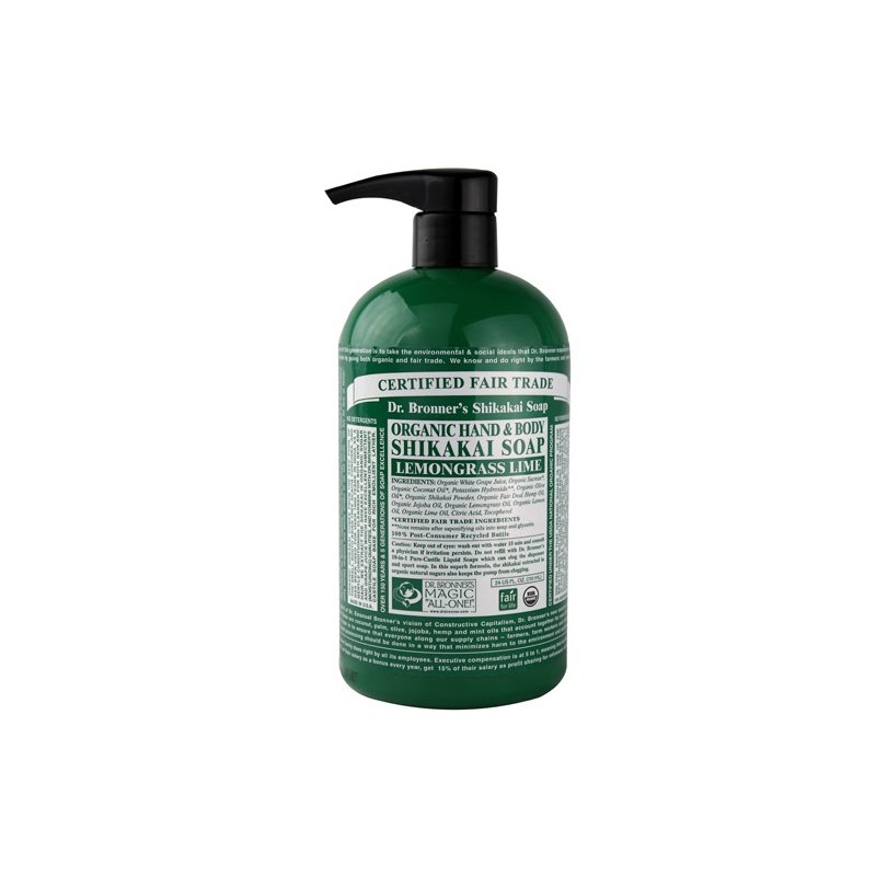 Dr. Bronner's Deutschland Gmbh - Dr. Bronner's Deutschland Gmbh Dr Bronner's Organic Sugar Soap Lemongrass-lime 355 Ml