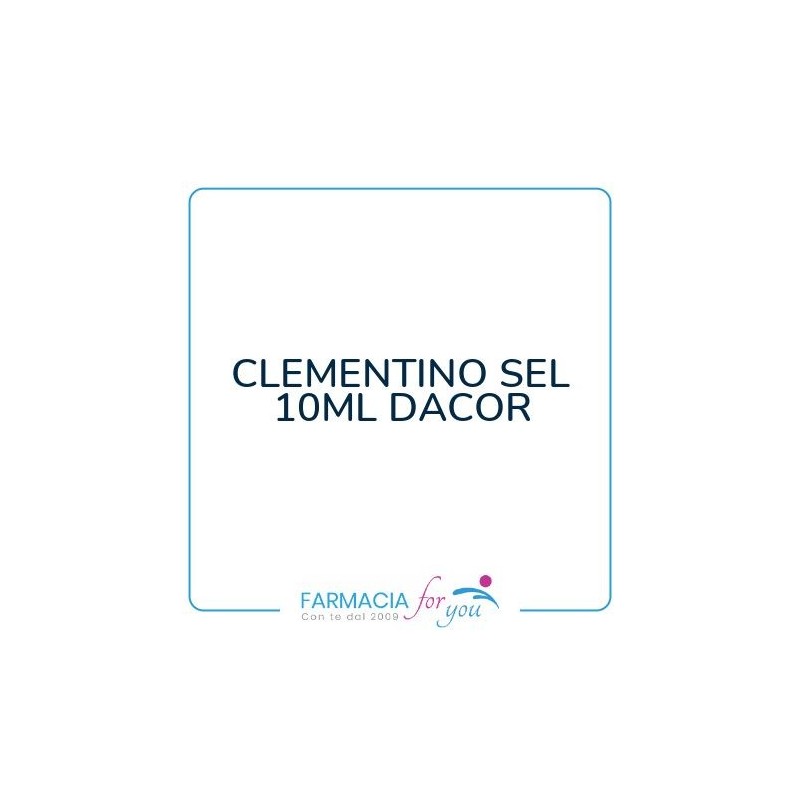Herboris Orientis Dacor - CLEMENTINO SEL 10ML DACOR