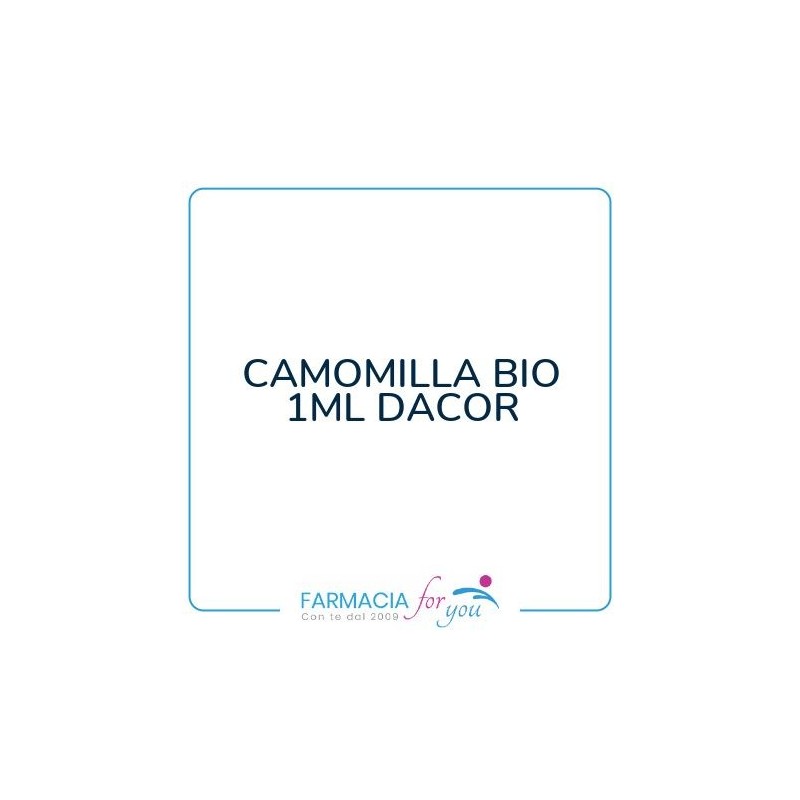 Herboris Orientis Dacor - CAMOMILLA BIO 1ML DACOR