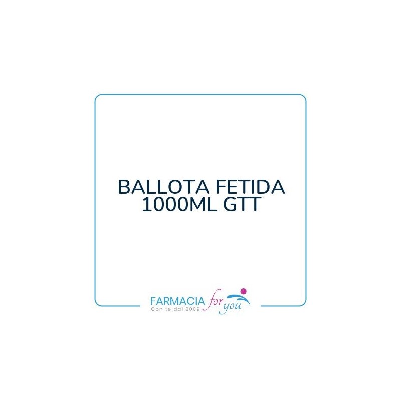 Sarandrea Marco &c. - BALLOTA FETIDA 1000ML GTT