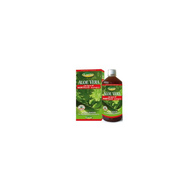 Larix Laboratori - Larix Laboratori Aloe Vera Puro Succo Bio Mirtillo 1 Litro
