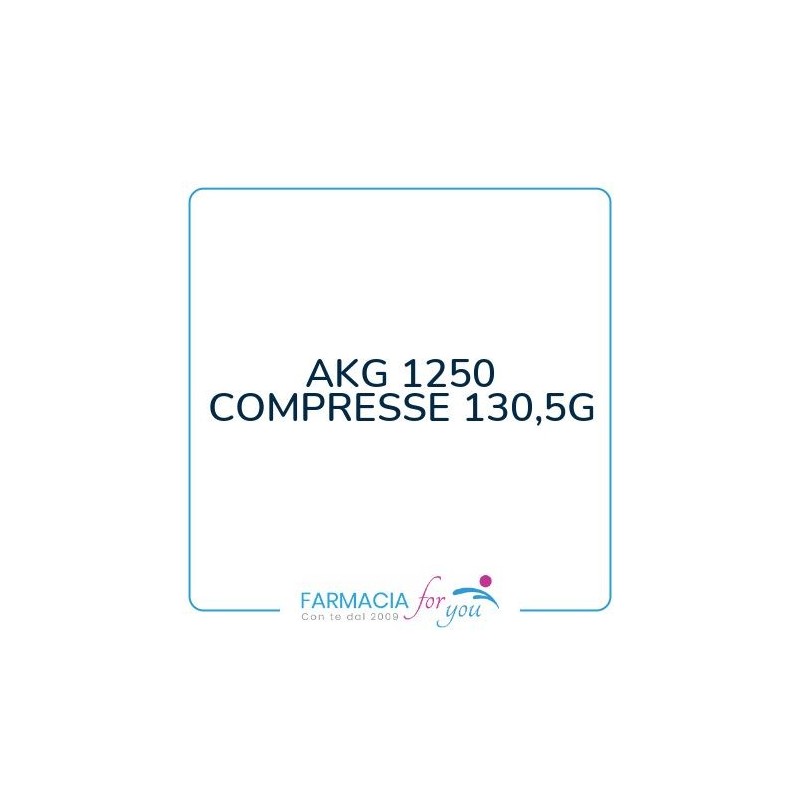 Moldes - AKG 1250 COMPRESSE 130,5G