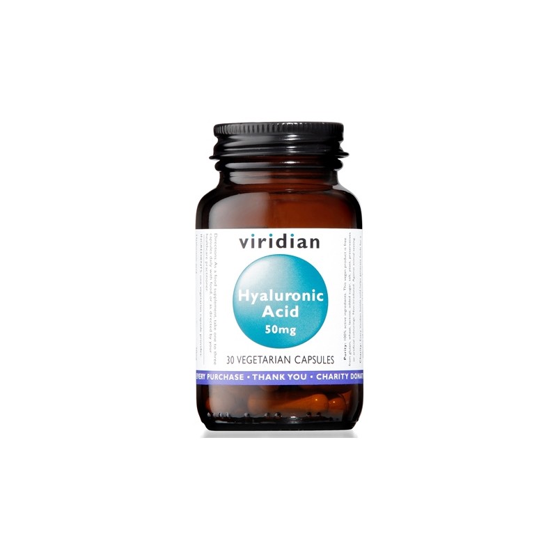 NATUR - Natur Viridian Hyaluronic Acid 30 Capsule Viridian Acido Ialuronico