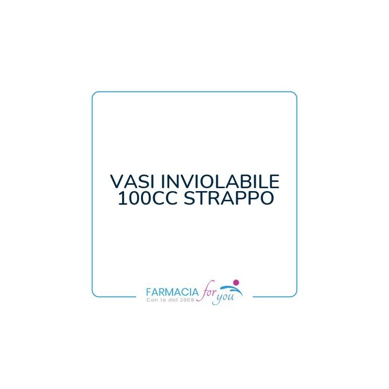Fagron Italia - VASI INVIOLABILE 100CC STRAPPO