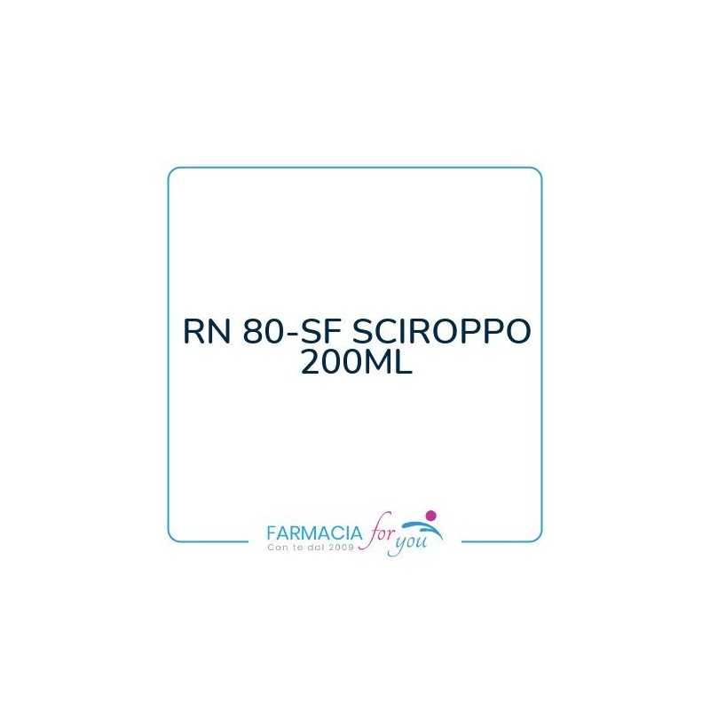 Regiflor Natura srl - RN 80-SF SCIROPPO 200ML