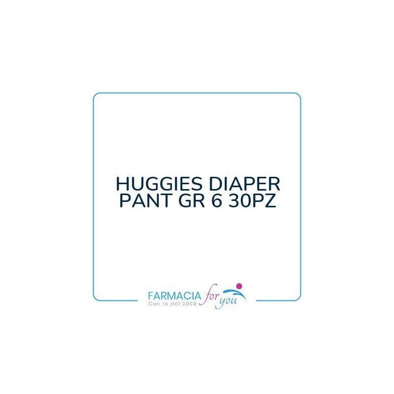 Kimberly Clark Italia - HUGGIES DIAPER PANT GR 6 30PZ