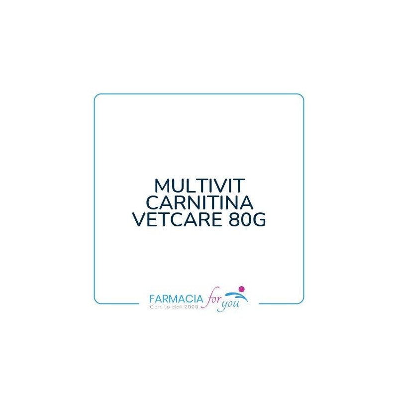 Eureka Vet Service - MULTIVIT CARNITINA VETCARE 80G