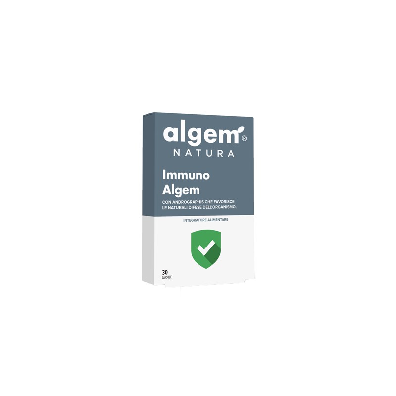 Algem Natura - Algem Natura Immuno Algem 30 Capsule Vegetali Da 400 Mg