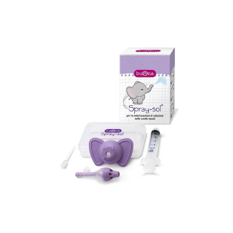 Buona - Steve Jones Buona Spray-sol Kit 5 Pezzi 1 Spray Sol + 1 Siringa Luer Lock Da 5 Ml + 1 Ago Cannula + Elefantino Copri-siringa
