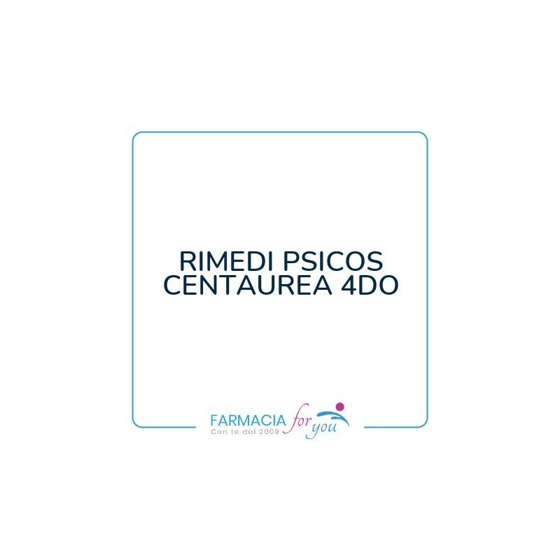 Iride 2000 srl - RIMEDI PSICOS CENTAUREA 4DO
