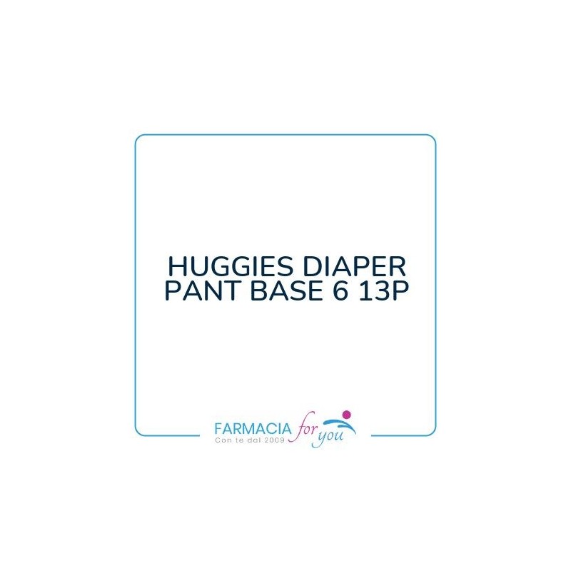 Kimberly Clark Italia - HUGGIES DIAPER PANT BASE 6 13P