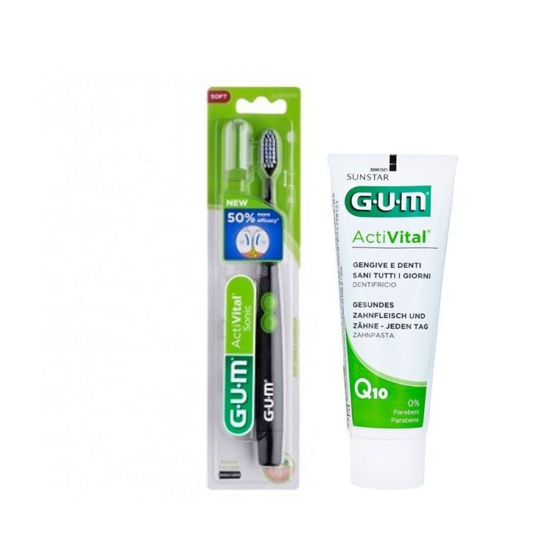 Gum - Sunstar Italiana Gum Activital Sonic Spazzolino Batteria Adulti