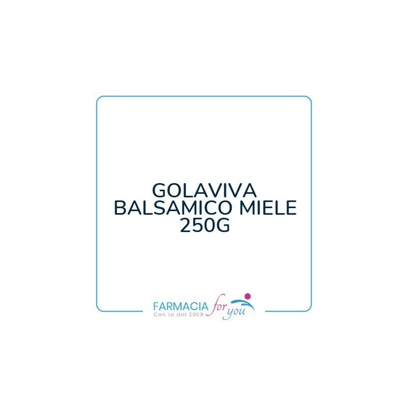 Dynacren Lab. Farmaceutico - GOLAVIVA BALSAMICO MIELE 250G