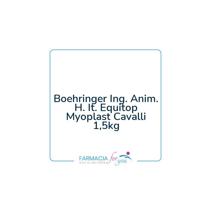 Boehringer Ing.Anim.H.It.spa - Boehringer Ing. Anim. H. It. Equitop Myoplast Cavalli 1,5kg
