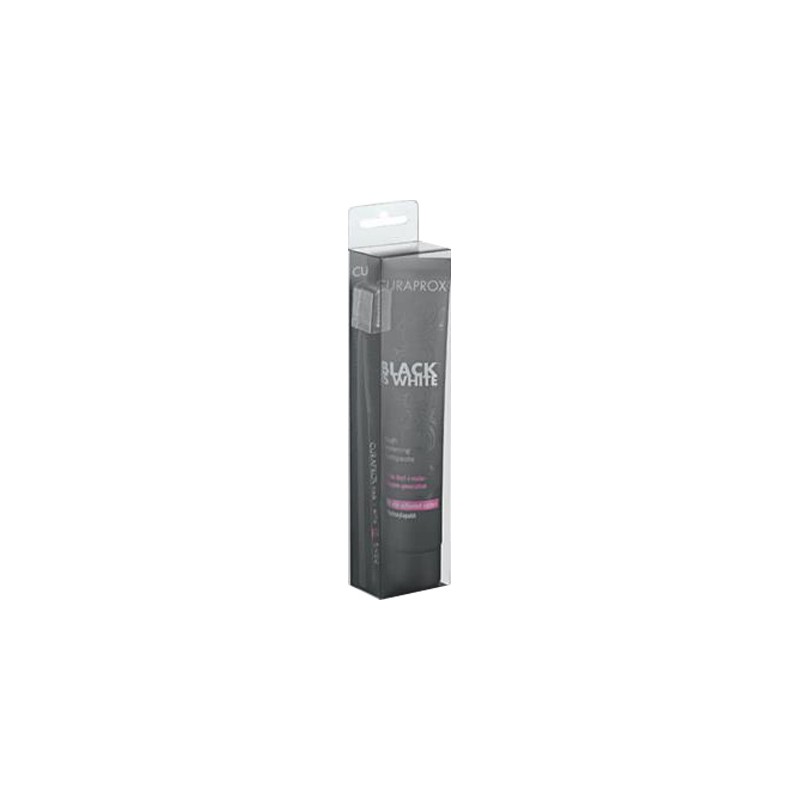 Curaden Ag - Curaden Ag Curaprox Black Is White Dentifrici Sbiancanti 1 Dentifricio Da 90ml + 1 Spazzolino