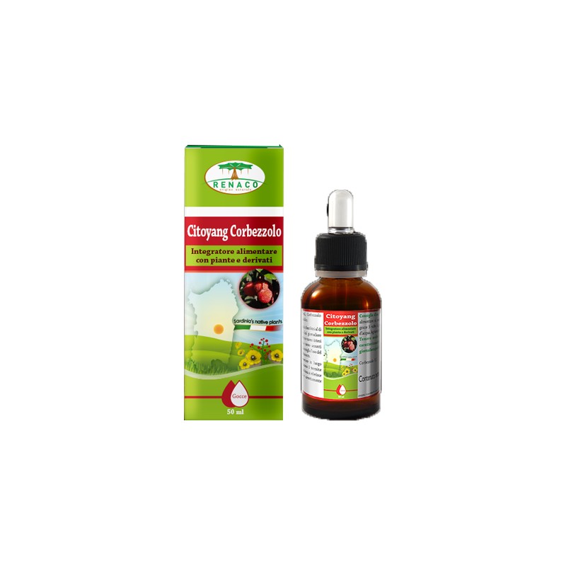 Renaco Italia R. I. Group - Renaco Italia R. I. Group Citoyang Corbezzolo Gocce 50 Ml