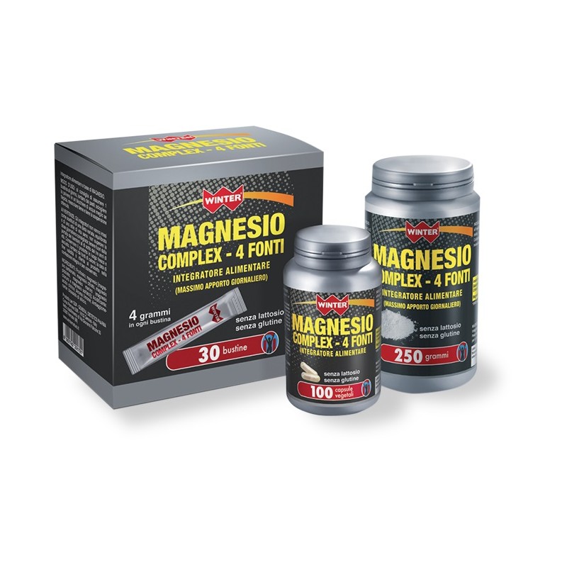 Winter - Gdp -general Dietet. Pharma Winter Magnesio Complex 4 Fonti 100 Capsule Vegetali