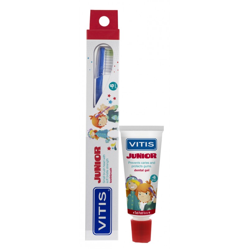 Dentaid - Dentaid Vitis Junior Spazzolino + Gel 15 Ml