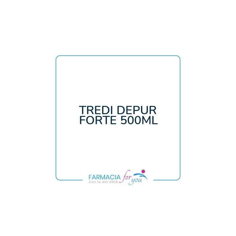 Tredi Farmaceutici - TREDI DEPUR FORTE 500ML