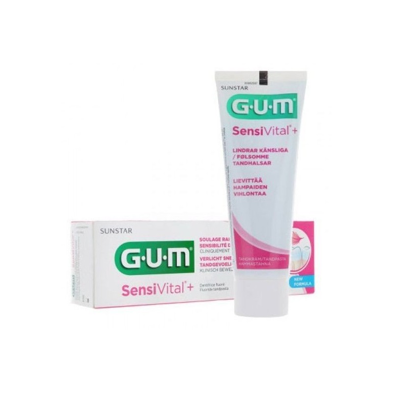 Gum - Sunstar Italiana Gum Sensivital + Dentifricio 75 Ml
