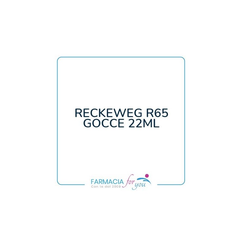 Dr. Reckeweg & Co. Gmbh - RECKEWEG R65 GOCCE 22ML