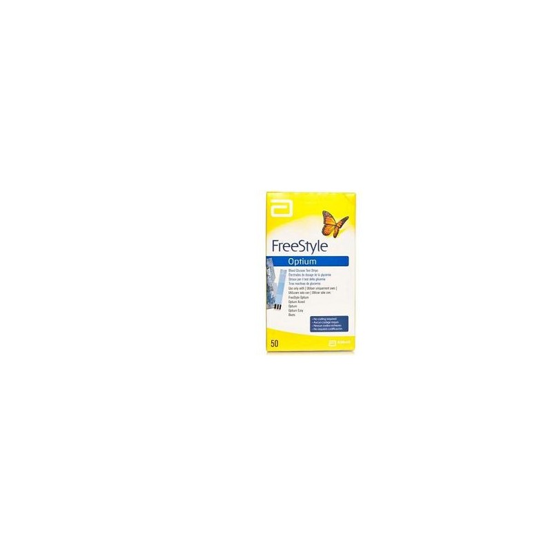 Abbott Diabetes Care Italia - Abbott Diabetes Care Italia Strisce Misurazione Glicemia Freestyle Optium Test Strips 25 Pezzi
