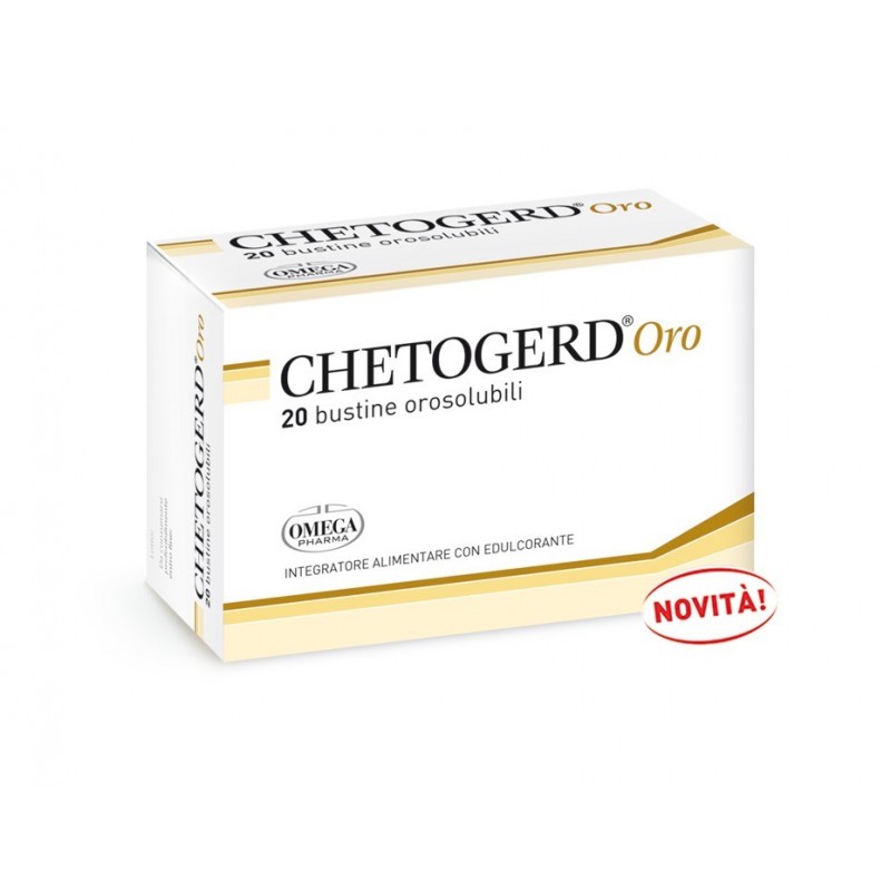 Omega Pharma - Omega Pharma Chetogerd Oro 20 Bustine