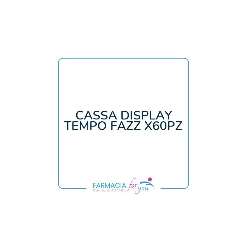 Sca Hygiene Products spa - CASSA DISPLAY TEMPO FAZZ X60PZ