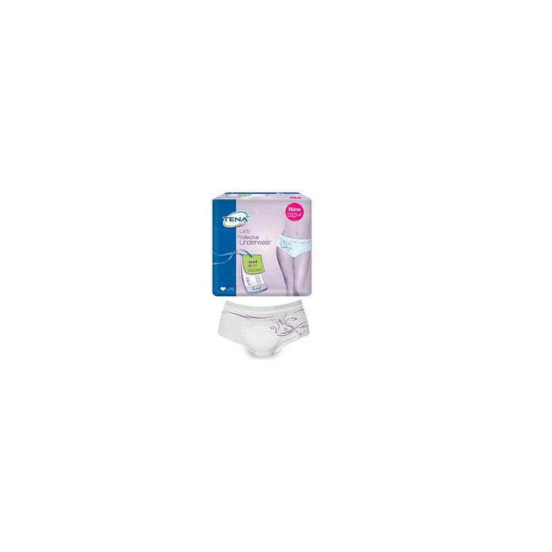 Sca Hygiene Products spa - Sca Hygiene Products Pannolone A Mutandina Tena Lady Protectiv Underwear Discreet Large 10 Pezzi