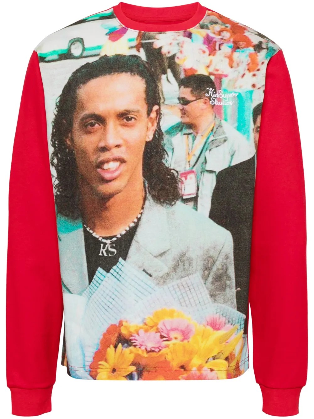 KidSuper Felpa x Ronaldinho - Rosso