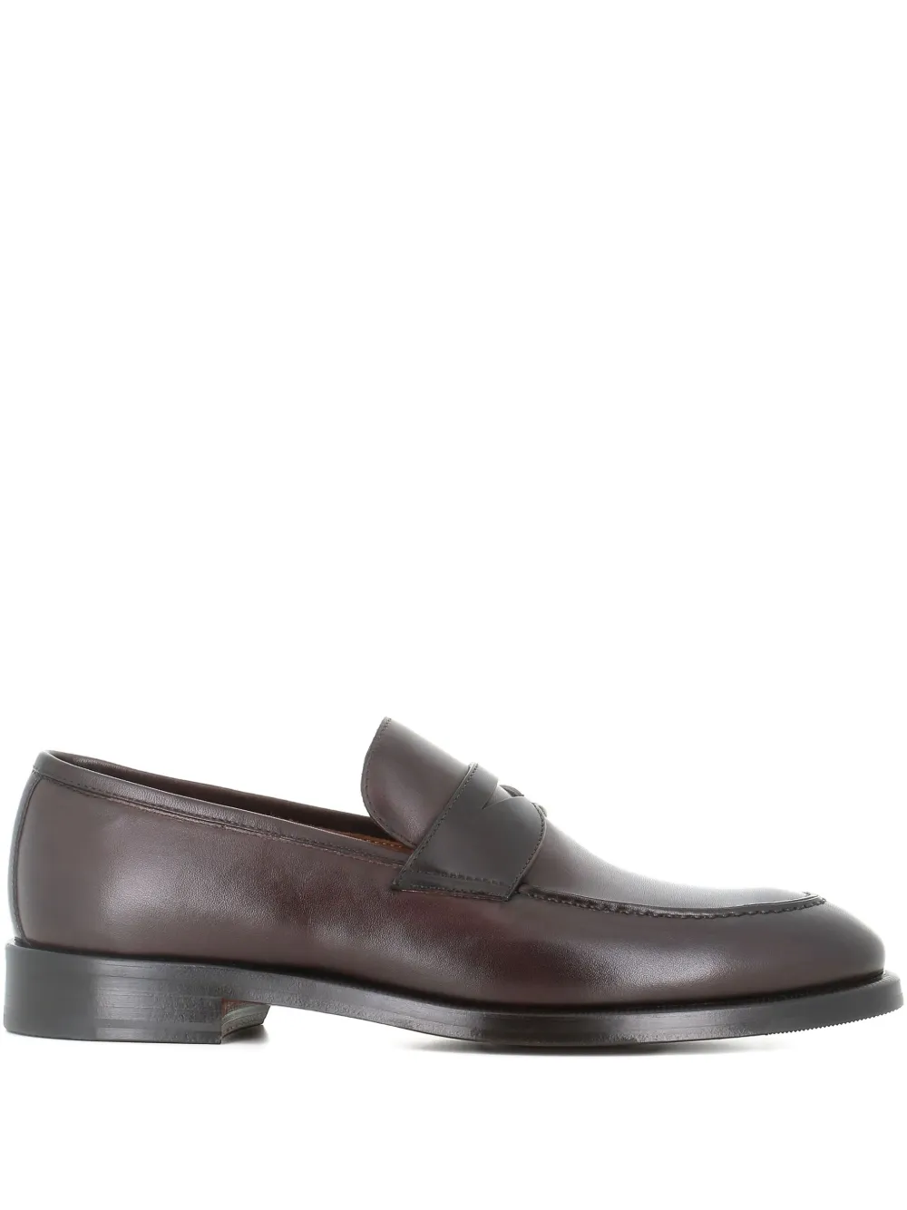 Tassinari leather penny loafers - Marrone