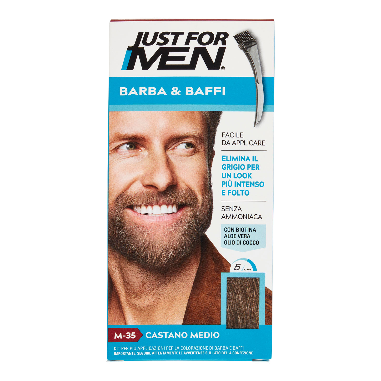 Gel Colorante Per Barba E Baffi 35 castano Medio